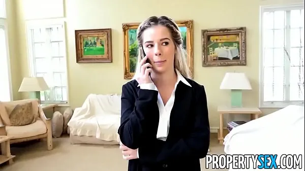 Best PropertySex - Hot petite real estate agent fucks co-worker to get house listing mega Clips