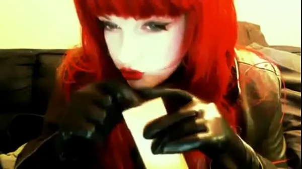Best goth redhead smoking mega Clips