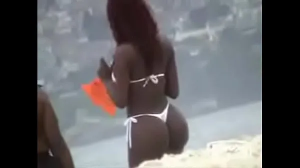 Beste Voyeur am Strand - weißer Bikini Mega-Clips