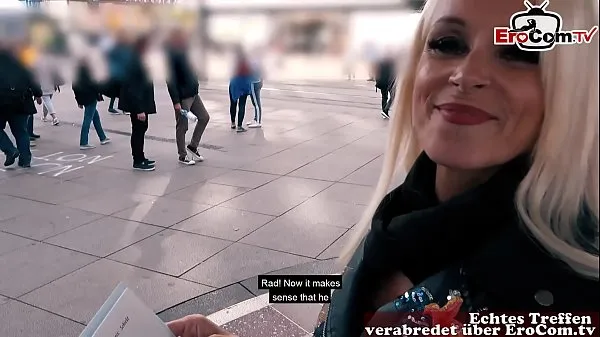Best Skinny mature german woman public street flirt EroCom Date casting in berlin pickup mega Clips