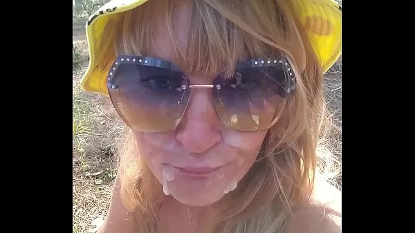 Best Kinky Selfie - Quick fuck in the forest. Blowjob, Ass Licking, Doggystyle, Cum on face. Outdoor sex mega Clips