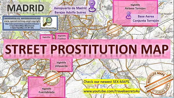 Mejores Mapa de prostitución callejera de Madrid, España, España, España con indicación de dónde encontrar trabajadores callejeros, autónomos y burdeles. También te mostramos el Bar, la Vida Nocturna y el Barrio Rojo de la Ciudad megaclips