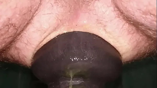 최고의 Huge 11cm wide Butt Plug sliding in my Ass on Toilet Seat up close 메가 클립