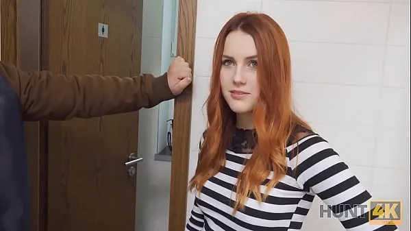 Best HUNT4K. For cash cuck permits hunter to fuck red-haired GF in restroom mega Clips