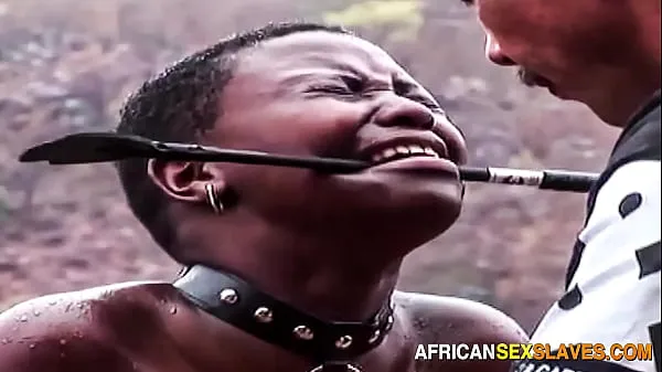 Bästa Submissive Ebony Painslaves Whipped to megaklippen