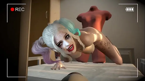 بہترین Harley Quinn sexy webcam Show - 3D Porn میگا کلپس