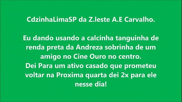 Τα καλύτερα CdzinhaLimaSp Dando no cine ouro com a calcinha asa delta Pt com renda da Andreza sobrinha do Mcos 08122021 mega κλιπ