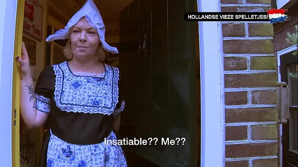 Meilleurs Dutch Dirty Games - Visite d'une MILF néerlandaise avec Creampie (PLEINE SCÈNE avec sous-titres ANGLAIS !) - Nederlands gesproken méga-clips