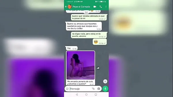 Conversation with my ex - boyfriend on WhatsApp and we ended up fucking mega clip hay nhất