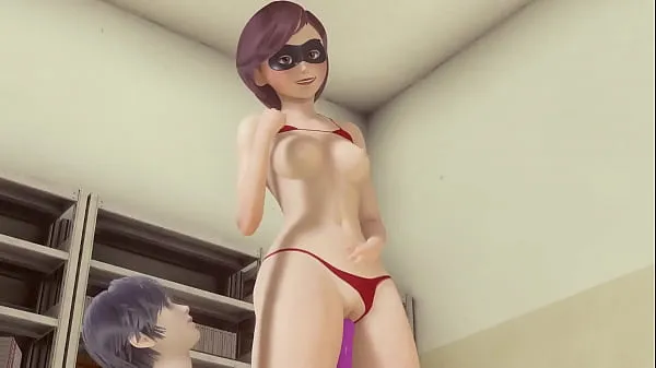 Best 3d porn animation Helen Parr (The Incredibles) pussy carries and analingus until she cums mega Clips